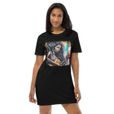 She Plays With Feeling Organic Cotton T-shirt Dress - Beyond T-shirts